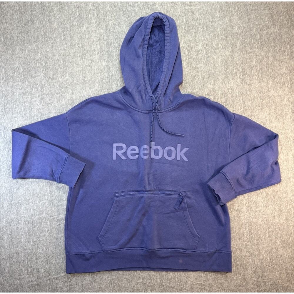 Reebok Women’s Hoodie Sweatshirt-Adult Small/Purple/Zipper Picket